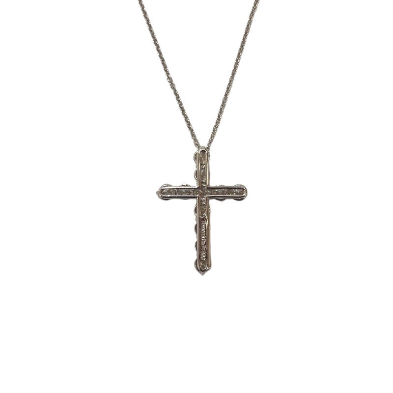 ティファニー TIFFANY＆CO ラージクロスネックレス プラチナ Pt950 ジュエリー