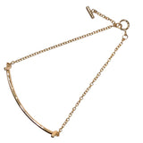 ティファニー TIFFANY＆CO Tスマイルブレス ピンクゴールド 750PG ジュエリー
