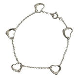 ティファニー TIFFANY＆CO オープンハート５Pブレス SV ジュエリー