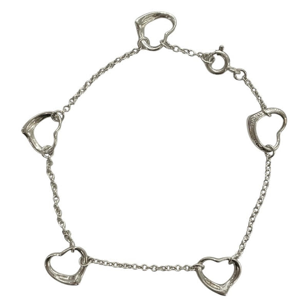 ティファニー TIFFANY＆CO オープンハート５Pブレス SV ジュエリー