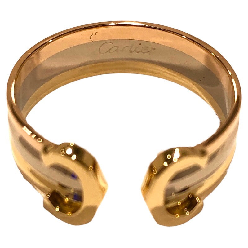 カルティエ Cartier 2Cリング ゴールド/ピンクゴールド/ホワイト