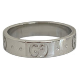 グッチ GUCCI アイコンリング ホワイトゴールド 750WG ダイヤモンド ジュエリー