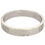 グッチ GUCCI アイコンリング ホワイトゴールド 750WG ダイヤモンド ジュエリー