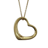 ティファニー TIFFANY＆CO オープンハートネックレス ゴールド 750 ジュエリー