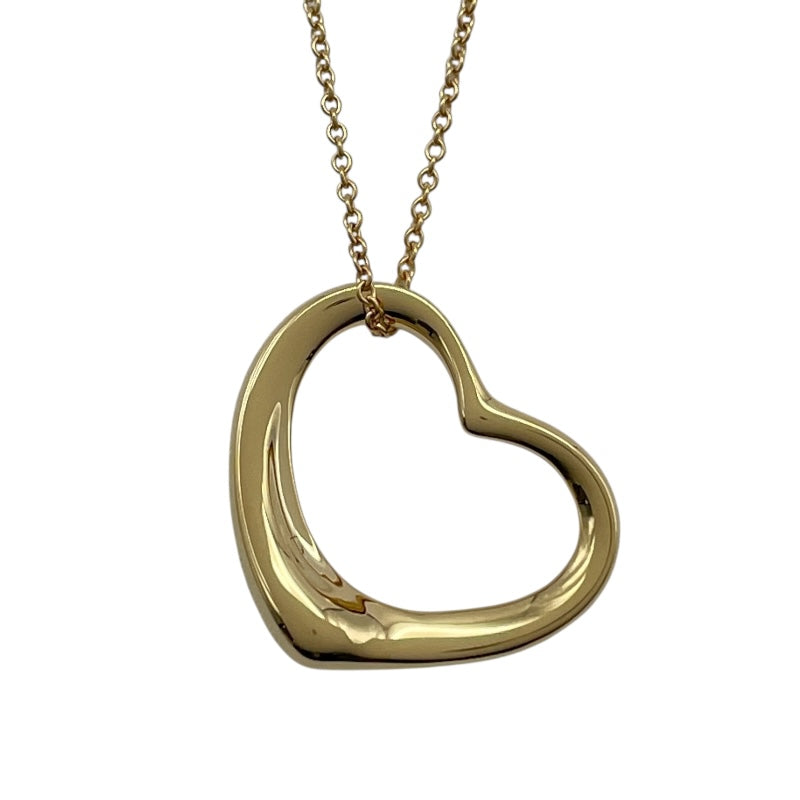 ティファニー TIFFANY＆CO オープンハートネックレス ゴールド 750 ジュエリー
