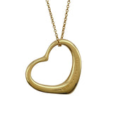 ティファニー TIFFANY＆CO オープンハートネックレス ゴールド 750 ジュエリー