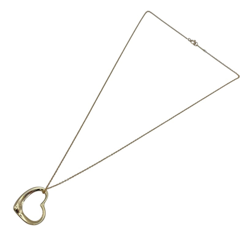 ティファニー TIFFANY＆CO オープンハートネックレス ゴールド 750 ジュエリー