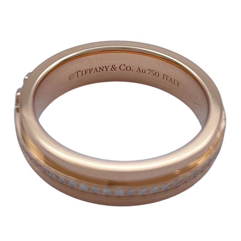 ティファニー TIFFANY＆CO TTWOリング ピンクゴールド Au750 ジュエリー