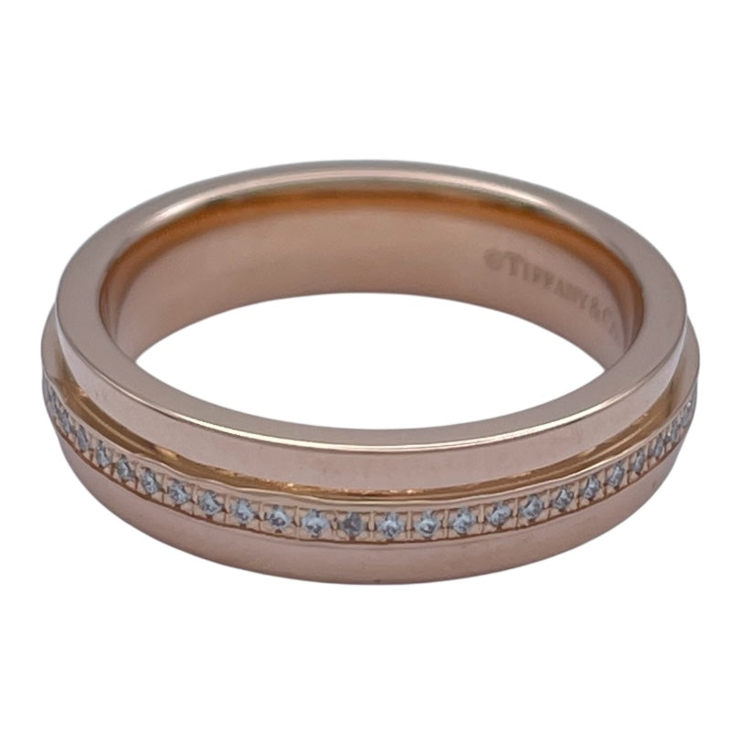 ティファニー TIFFANY＆CO TTWOリング ピンクゴールド Au750 ジュエリー