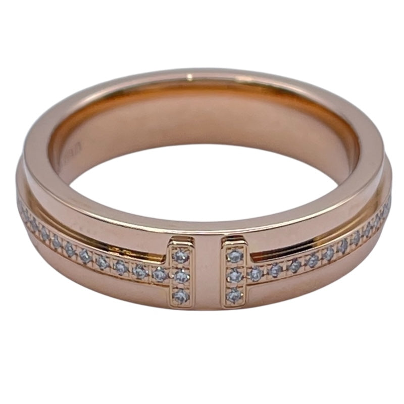 ティファニー TIFFANY＆CO TTWOリング ピンクゴールド Au750 ジュエリー