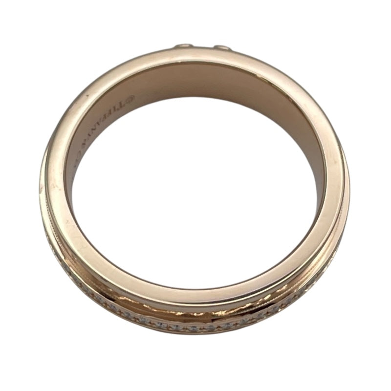 ティファニー TIFFANY＆CO TTWOリング ピンクゴールド Au750 ジュエリー