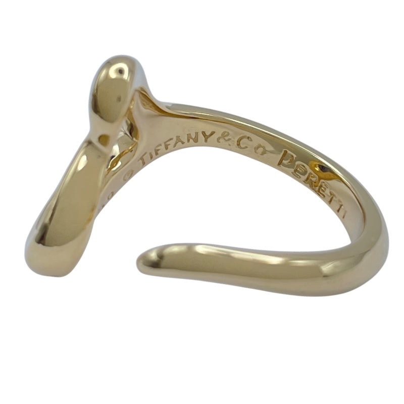 ティファニー TIFFANY＆CO オープンハートリング ゴールド 750 ジュエリー