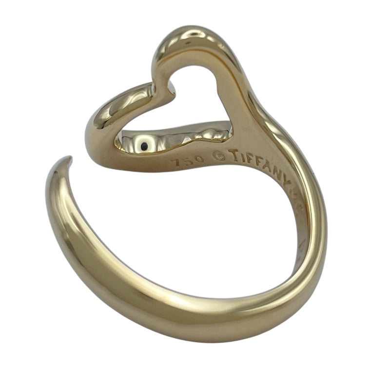 ティファニー TIFFANY＆CO オープンハートリング ゴールド 750 ジュエリー