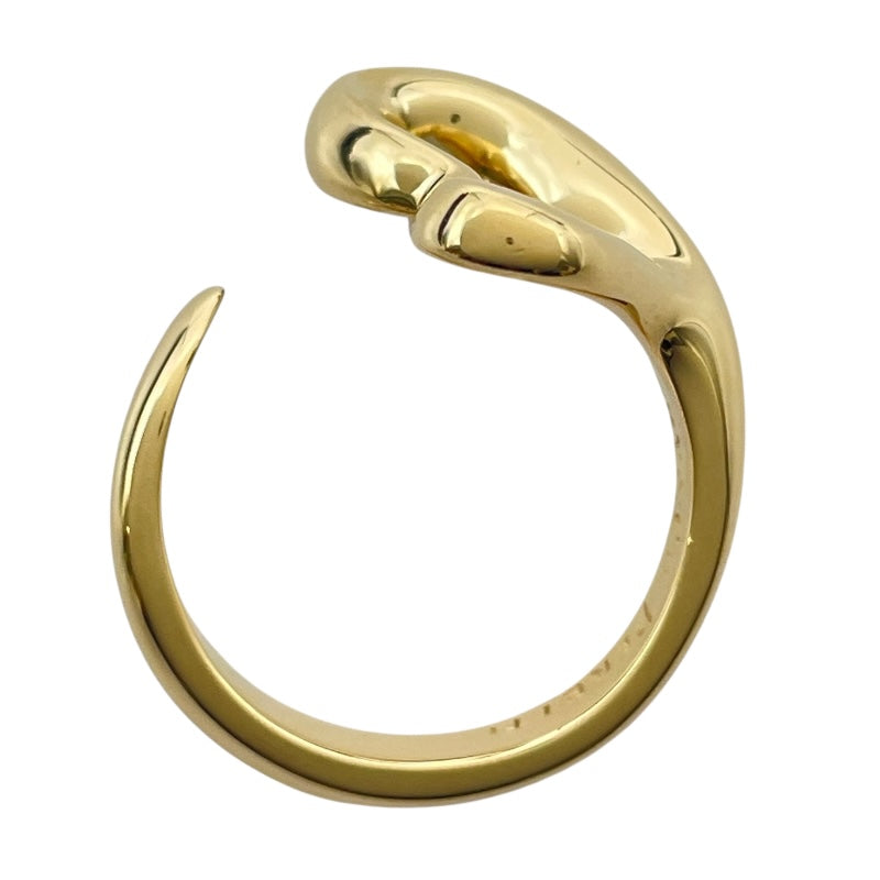 ティファニー TIFFANY＆CO オープンハートリング ゴールド 750 ジュエリー