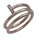 カルティエ Cartier ジュストアンクルダイヤリング ピンクゴールド Au750 ジュエリー