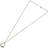 ティファニー TIFFANY＆CO オープンハートネックレス ゴールド K18 ジュエリー
