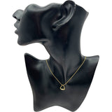 ティファニー TIFFANY＆CO オープンハートネックレス ゴールド K18 ジュエリー