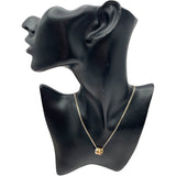 カルティエ Cartier ラブスリーフープネックレス ピンクゴールド/ホワイトゴールド 750 ジュエリー