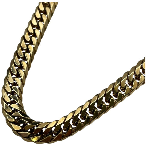 喜平6面Wネックレス ゴールド K18 ジュエリー