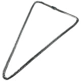 喜平6面Wネックレス プラチナ Pt999 ジュエリー