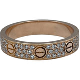 カルティエ Cartier ミニラブダイヤリング ピンクゴールド Au750 ジュエリー