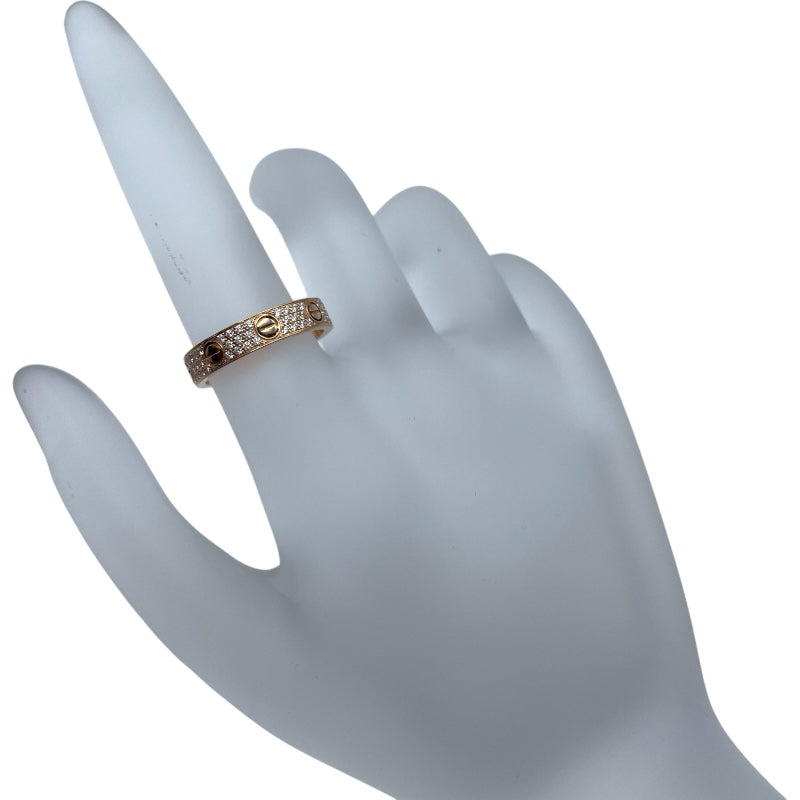 カルティエ Cartier ミニラブダイヤリング ピンクゴールド Au750