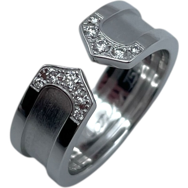 カルティエ Cartier C2ダイヤリング ホワイトゴールド 750 ジュエリー