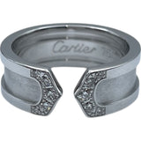カルティエ Cartier C2ダイヤリング ホワイトゴールド 750 ジュエリー