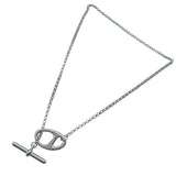 エルメス HERMES シェーヌダンクルパンクネックレス シルバー Ag925 ジュエリー