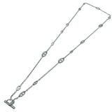エルメス HERMES シェーヌダンクルファランドールネックレス シルバー Ag925 ジュエリー