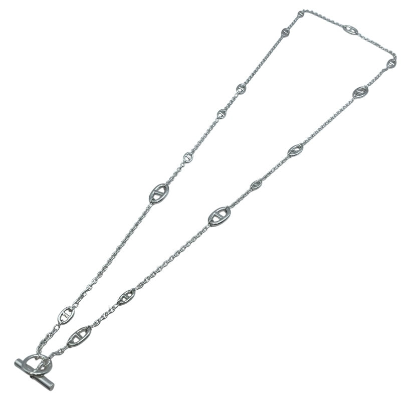 エルメス HERMES シェーヌダンクルファランドールネックレス シルバー