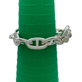 エルメス HERMES シェーヌダンクルブレスTGM 10コマ シルバー SV925 ジュエリー