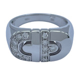 ブルガリ BVLGARI パレンテシリング ホワイトゴールド 750 ジュエリー