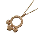 ブルガリ BVLGARI アレグラハートネックレス ピンクゴールド 750 ジュエリー