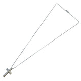 タサキ TASAKI クロスネックレス ゴールドxホワイトゴールド K18 ジュエリー