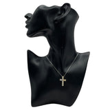 タサキ TASAKI クロスネックレス ゴールドxホワイトゴールド K18 ジュエリー