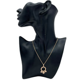 ブルガリ BVLGARI アレグラハートネックレス ピンクゴールド 750 ジュエリー