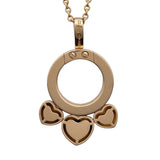 ブルガリ BVLGARI アレグラハートネックレス ピンクゴールド 750 ジュエリー