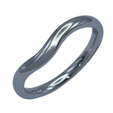 ティファニー TIFFANY＆CO カーブドバントリング プラチナ Pt950 ジュエリー