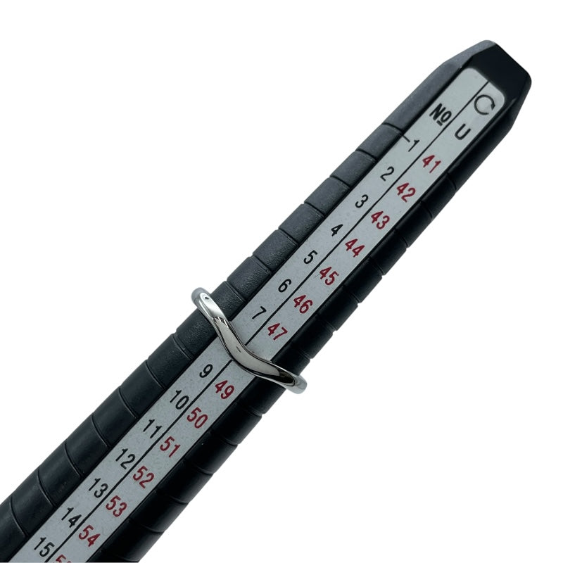 ティファニー TIFFANY＆CO カーブドバントリング プラチナ Pt950 ジュエリー