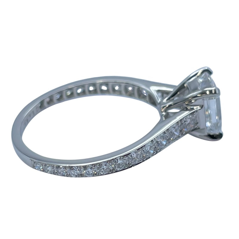 グラフ GRAFF フレームスクエアカットダイヤリング プラチナ Pt950