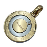 ブルガリ BVLGARI ホロスコープトップ ゴールドxステンレススチール K18SS ダイヤモンド ジュエリー