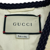 グッチ GUCCI GGジャガードノーカラージャケット 577173 アイボリー ウール レディース その他アウター