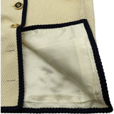 グッチ GUCCI GGジャガードノーカラージャケット 577173 アイボリー ウール レディース その他アウター