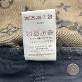 ルイ・ヴィトン LOUIS VUITTON モノグラム総柄デニムパンツ WHPA10CF7 ブラウン コットン メンズ デニムパンツ
