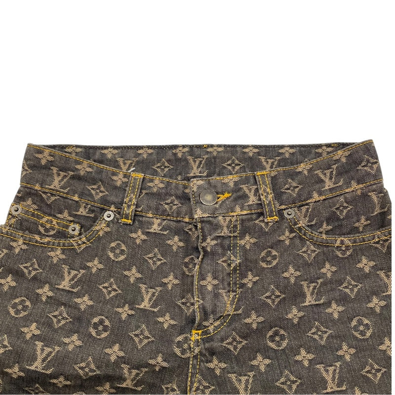 ルイ・ヴィトン LOUIS VUITTON モノグラム総柄デニムパンツ WHPA10CF7