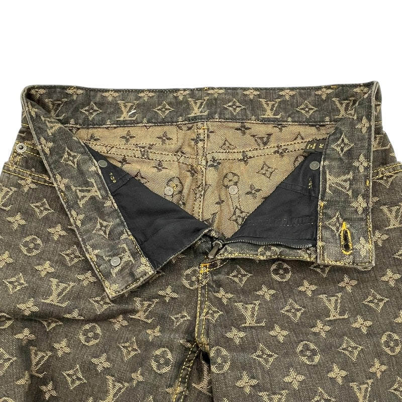 ルイ・ヴィトン LOUIS VUITTON モノグラム総柄デニムパンツ WHPA10CF7