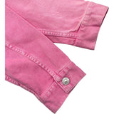 バレンシアガ BALENCIAGA フロントロゴデニムジャケット 594386 ピンク デニム メンズ デニムジャケット