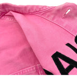 バレンシアガ BALENCIAGA フロントロゴデニムジャケット 594386 ピンク デニム メンズ デニムジャケット