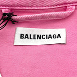 バレンシアガ BALENCIAGA フロントロゴデニムジャケット 594386 ピンク デニム メンズ デニムジャケット